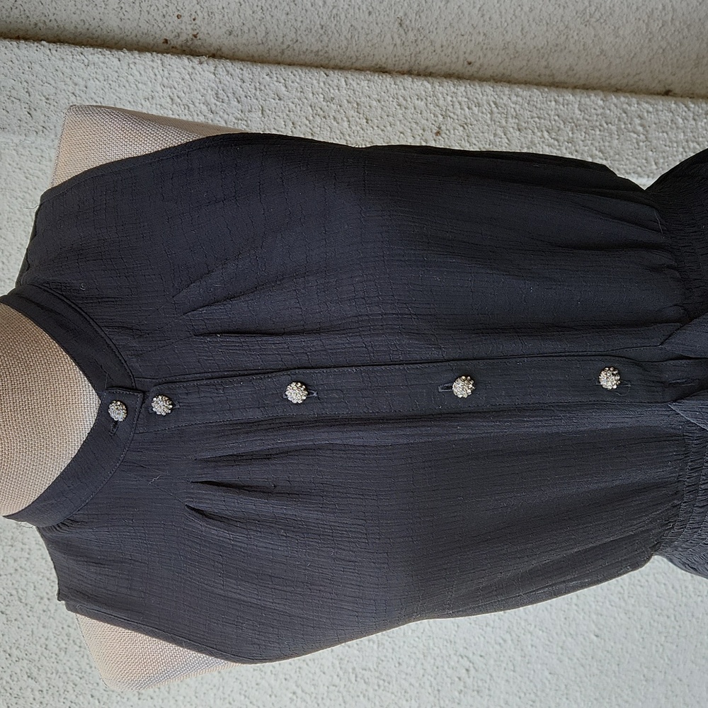 Karl Lagerfeld Black Dress - Size 10 - Picture 2 of 11